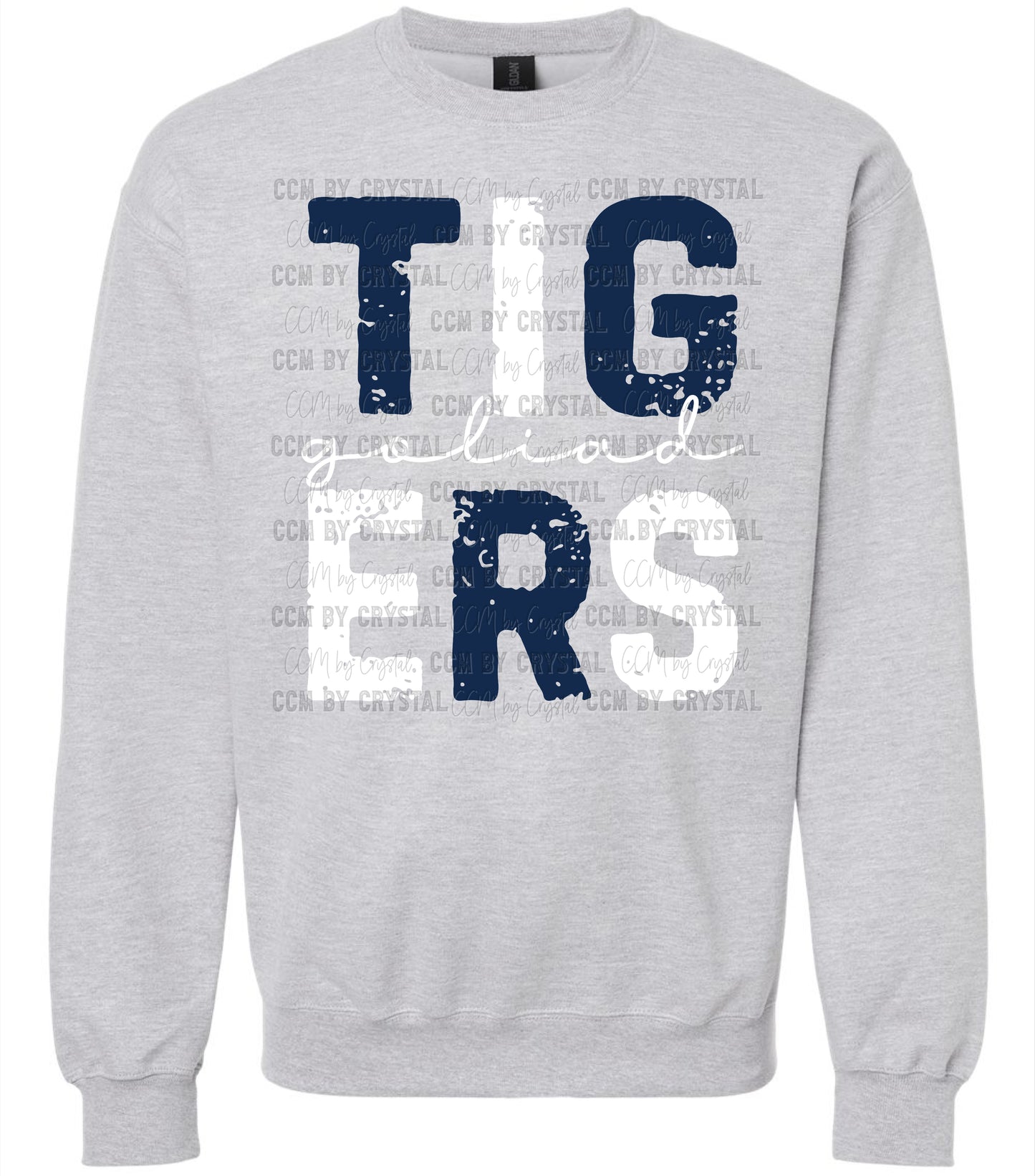 Goliad Tigers Grunge Sweatshirt
