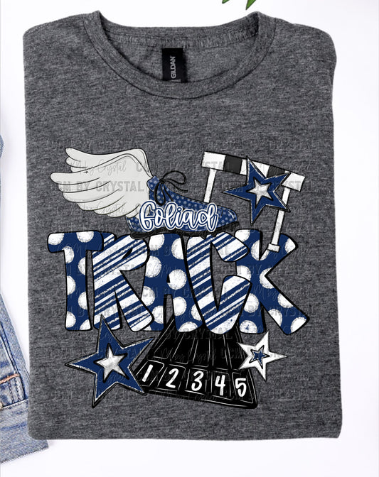 Goliad Track and Field T Shirt, Long Sleeve, Sweatshirt