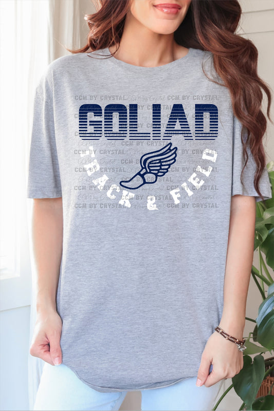 Goliad Track and Field T Shirt, Long Sleeve, Sweatshirt