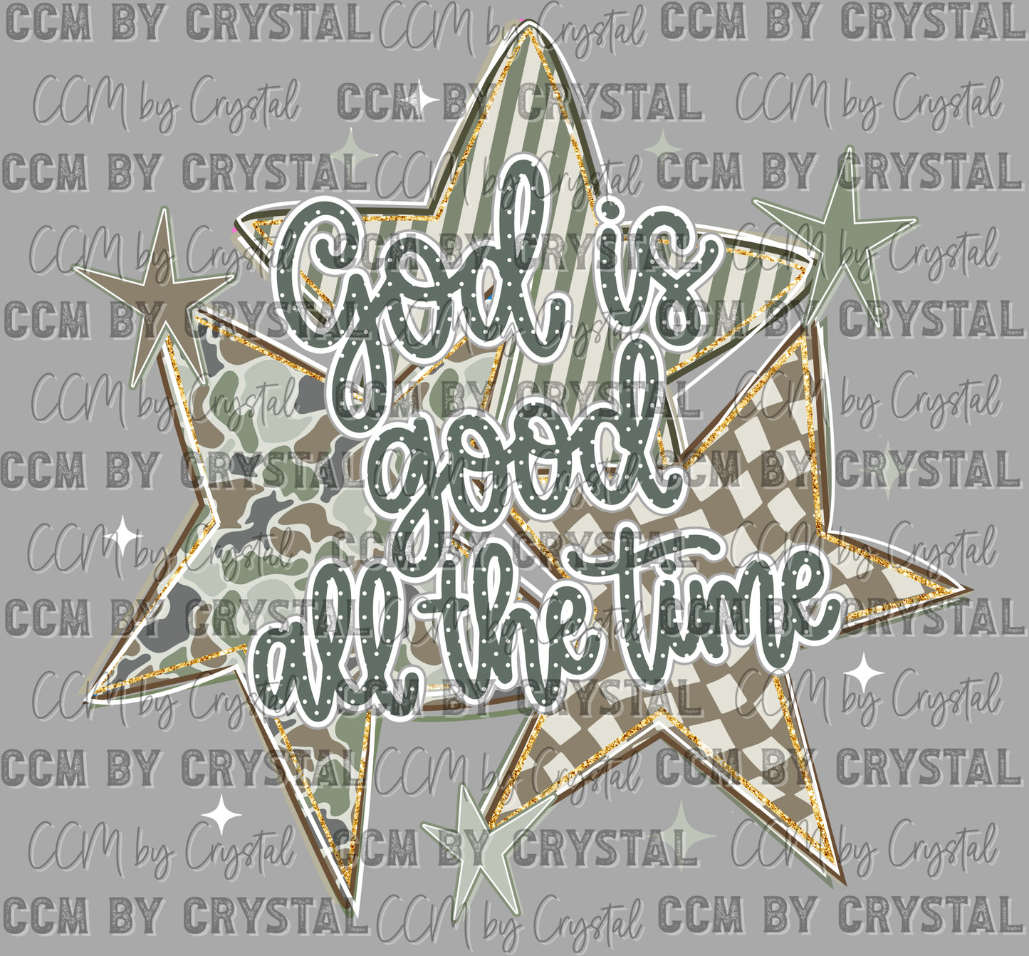 God is Good All the Time Ready to Press DTF Transfers Sublimation Transfers