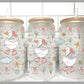 Goose Summertime Transfer 16oz Libby Glass Can Wrap Ready to Apply