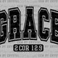 Grace 2 COR 12:9 Faith Christian Ready to Press Transfer DTF Transfer Sublimation Transfer