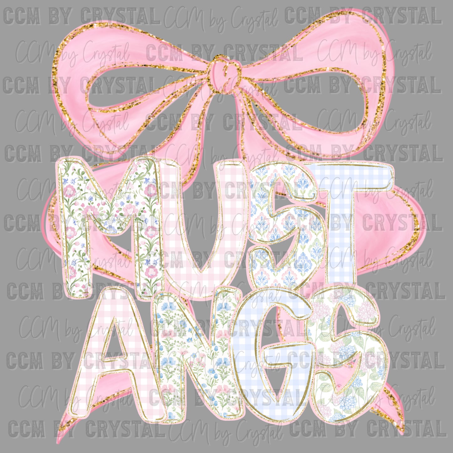 Preppy Mustangs Mascot Ready to Press Transfer DTF Transfer Sublimation Transfer