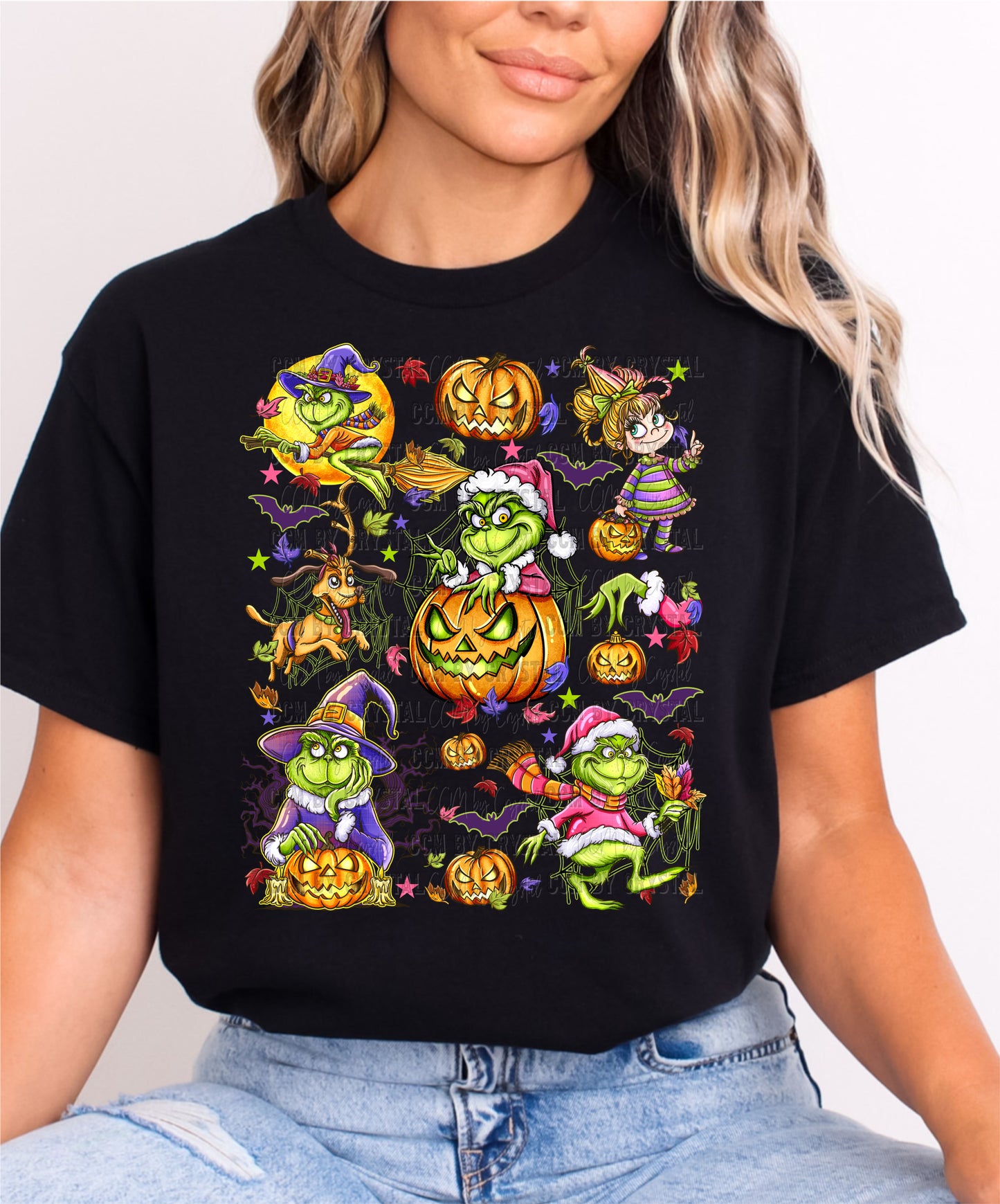 Spooky Green Guy Halloween Gildan Softstyle T-Shirt