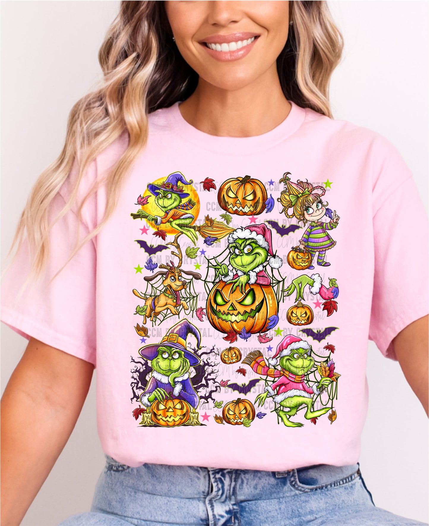 Spooky Green Guy Halloween Gildan Softstyle T-Shirt