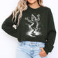 Skating Green Guy Christmas T Shirt, Long Sleeve, Sweatshirt