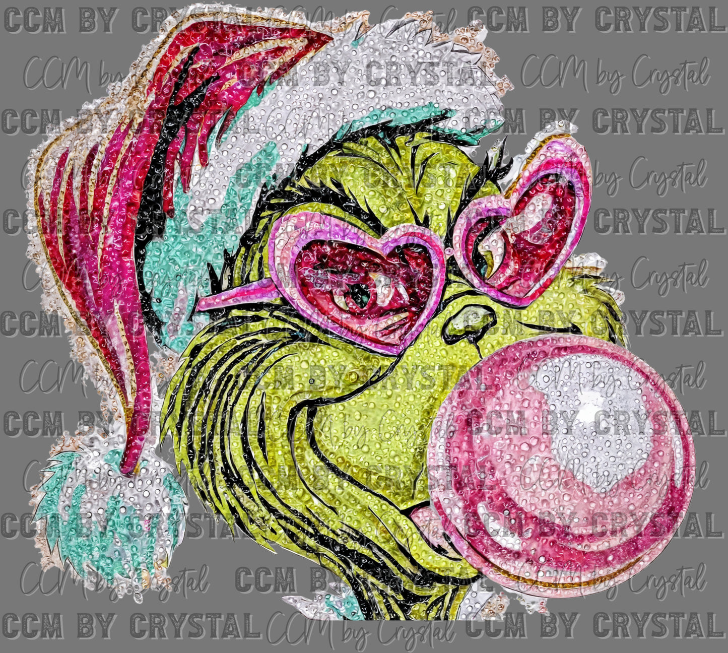 Green Guy Bubble Ready to Press Transfer DTF Transfer