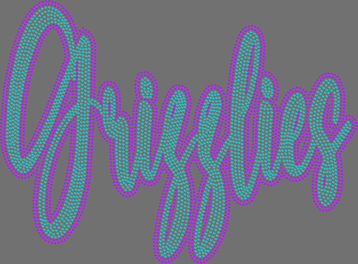 Grizzlies 11" 2-Color Ready to Press Spangle Transfer Bling Transfer Sparkle Transfer