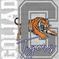 G Goliad Tigers Ready to Press Instant Peel DTF Transfers