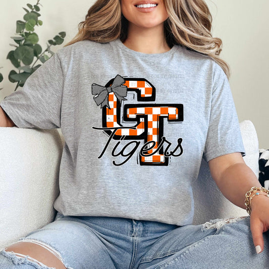 Checkered GT Tigers/Tigerettes T-Shirt