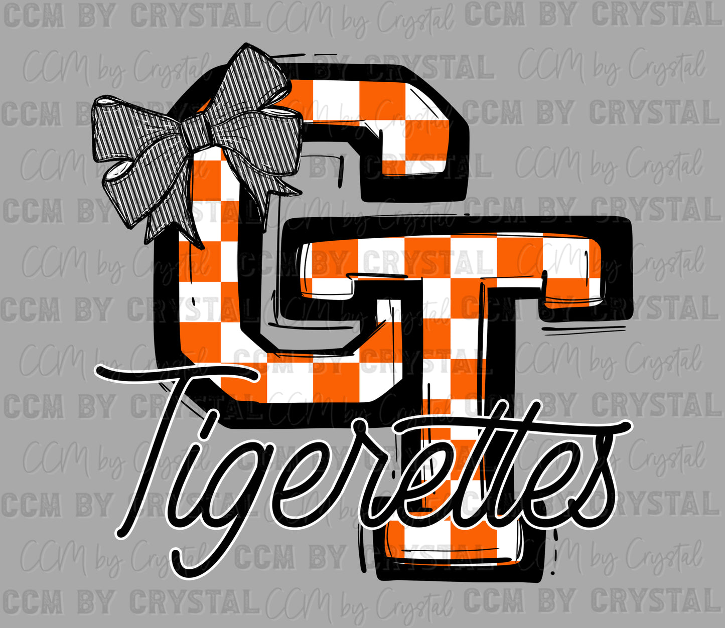 Checkered GT Tigers/Tigerettes T-Shirt