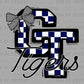 Checkered GT Tigers/Tigerettes T-Shirt