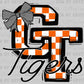 Checkered GT Tigers/Tigerettes T-Shirt