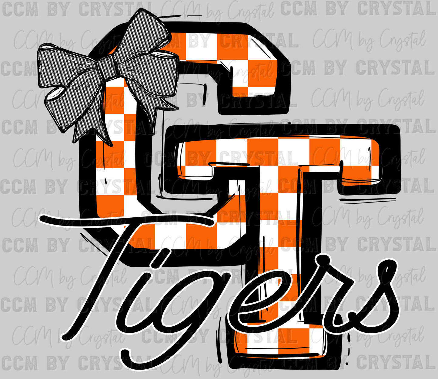 Checkered GT Tigers/Tigerettes T-Shirt