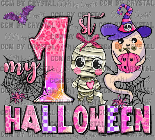 My 1st Halloween Ready to Press Transfer DTF Transfer Sublimation Transfer