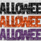 Halloween Stacked Faux Sequins Faux Embroidery Halloween Ready to Press Transfer