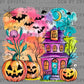 Colorful Halloween Ready to Press Transfer DTF Transfer Sublimation Transfer