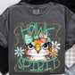 Hawk Spirit Cartoon Mascot Ready to Press Transfer DTF Transfer Sublimation Transfer