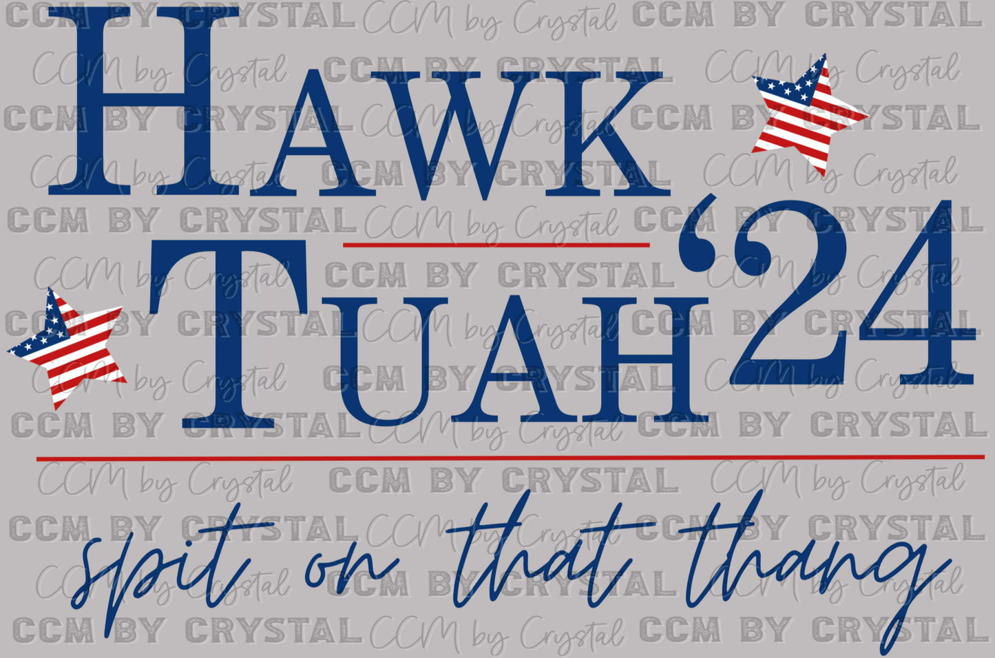 Hawk Tuah Spit on that Thang "24 Ready to Press Transfer DTF Transfer Sublimation Transfer