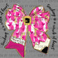 Teaching is A Work of Heart Pencil Bow Ready to Press Transfer DTF Transfer Sublimation Transfer