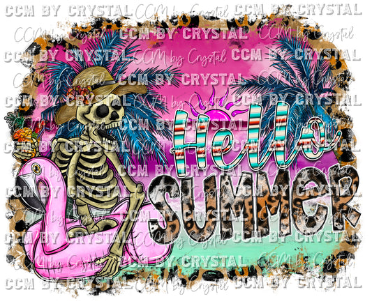 Hello Summer Ready to Press Transfer