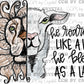 He Roared Like a Lion Christian Faith God Jesus Ready to Press Transfer DTF Transfer Sublimation Transfer