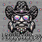 Hillbillies Mascot Iridescent Effect Ready to Press Transfer DTF Transfer Sublimation Transfer