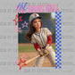 Hit the Dang Ball Baseball Softball DTF Transfer Sublimation Transfer