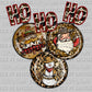 Ho Ho Ho Santa Christmas Ready to Press DTF Transfer Sublimation Transfer