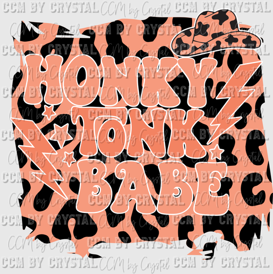 Western Honky Tonk Babe Ready to Press Transfer