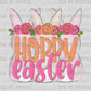 Hoppy Easter Pink Ready to Press Transfer