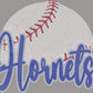 Hornets Baseball or Softball Approximately 11" wide Spangle Transfer