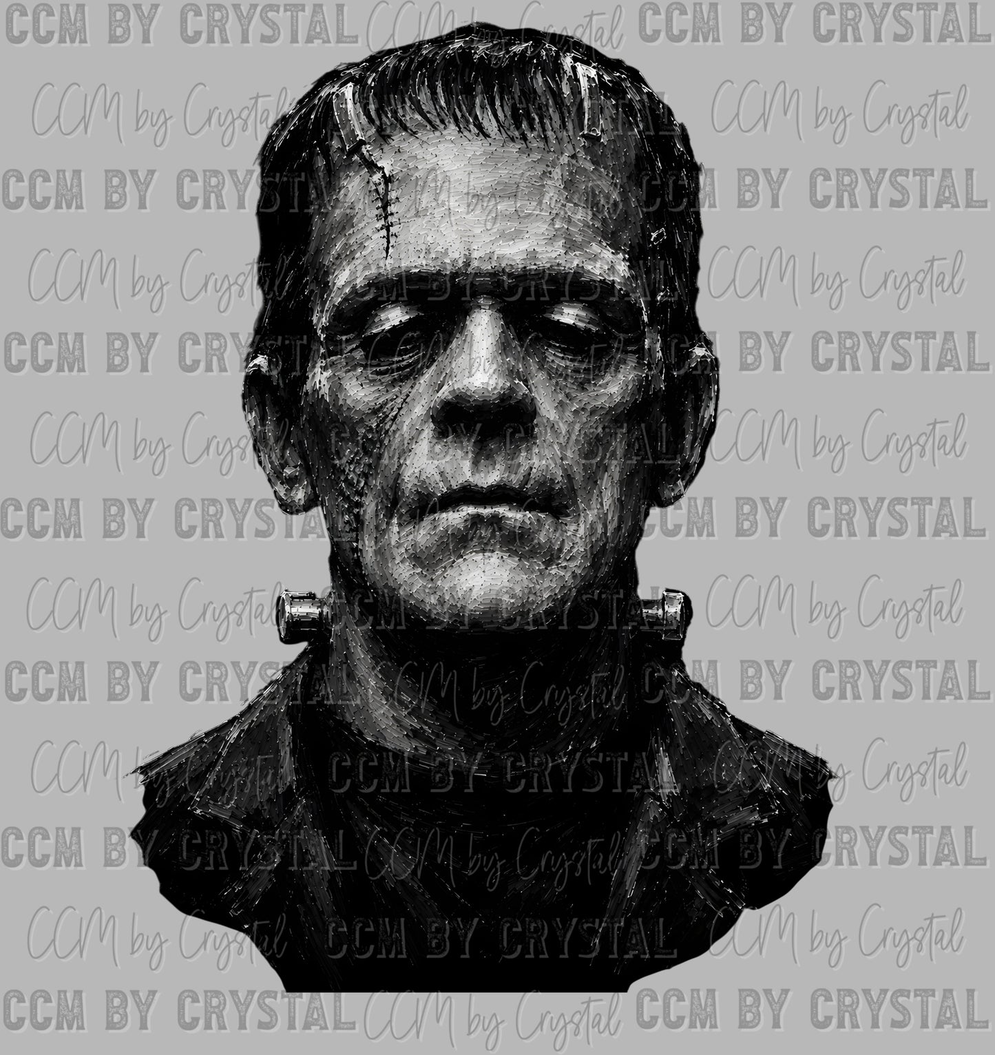 Horror Zombie Green Guy Halloween Ready to Press DTF Transfers