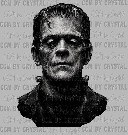 Horror Zombie Green Guy Halloween Ready to Press DTF Transfers