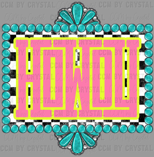 Howdy Ready to Press Transfer DTF Transfer Sublimation Transfer