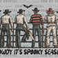Howdy it's Spooky Season Horror Cowboys Ready to Press DTF Transfers Sublimation Transfers