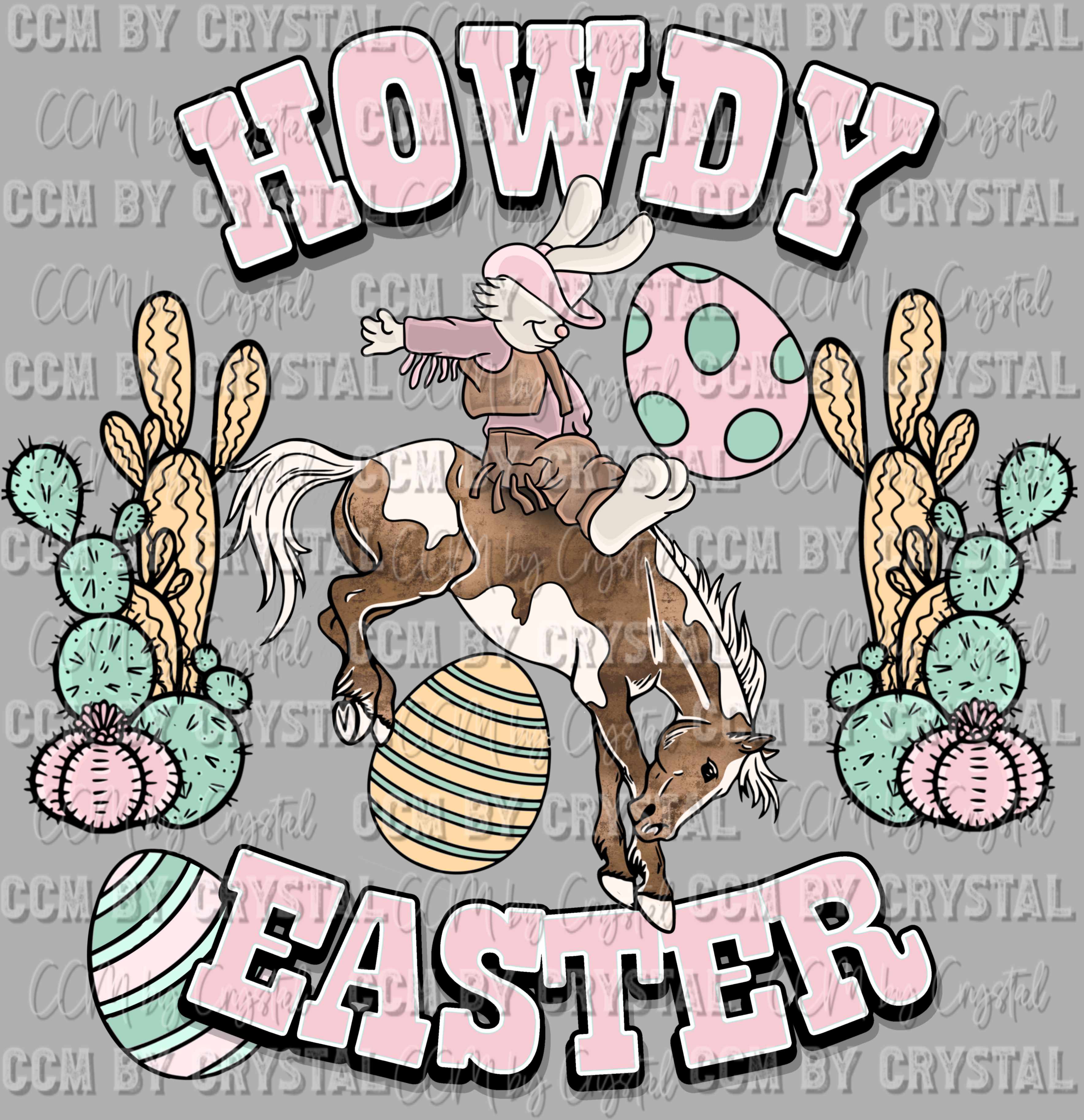 Howdy Easter Western Rodeo Ready to Press Transfer – CCMbyCrystal