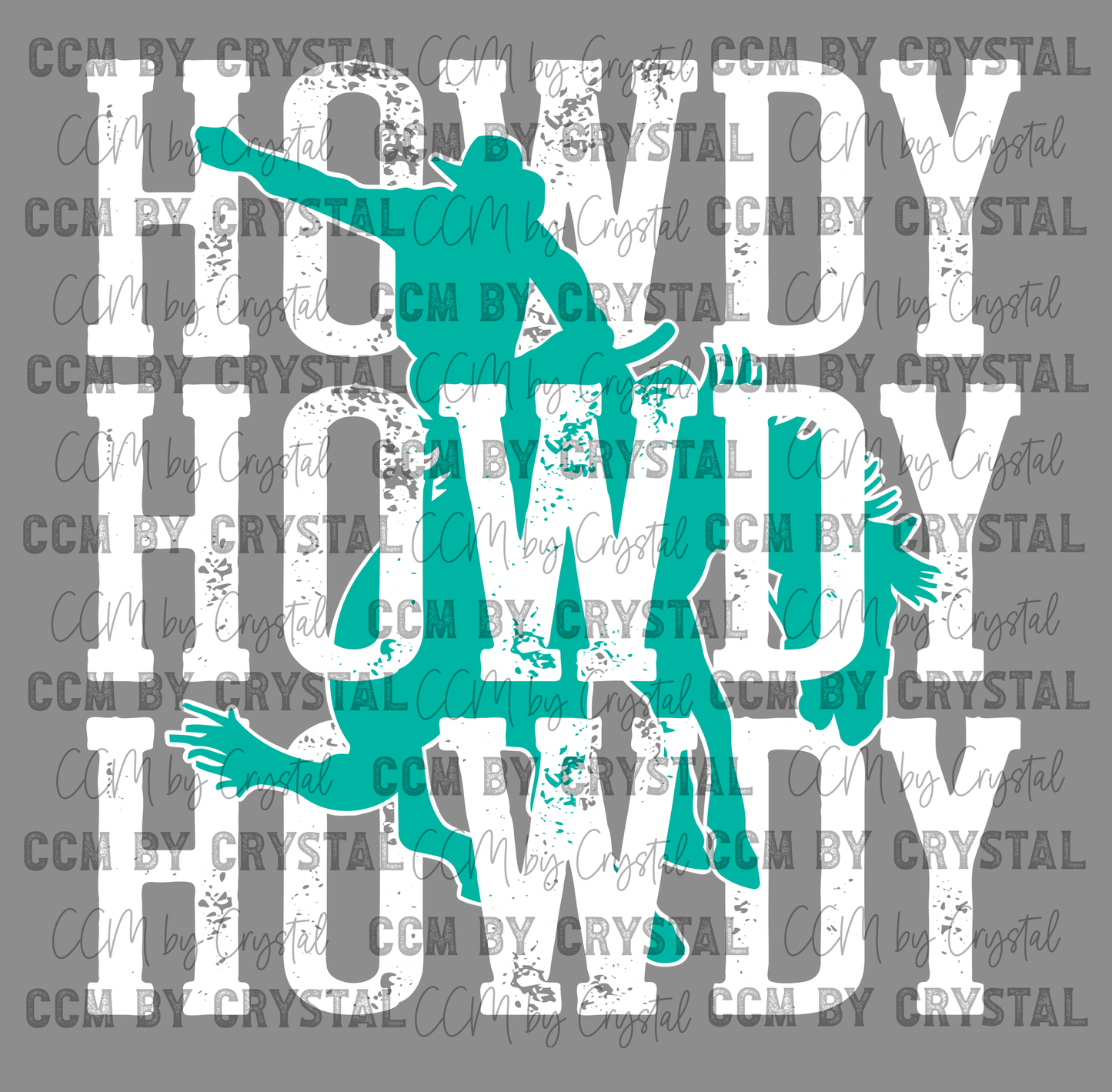 Howdy Rodeo Western Ready to Press DTF Transfer Sublimation Transfer