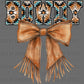 Howdy Western Bow Rodeo Ready to Press Transfer DTF Transfer Sublimation Transfer