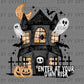 Haunted House Halloween Ready to Press Transfer DTF Transfer Sublimation Transfer