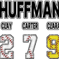 Huffman Baseball Softball Ready to Press DTF Transfer