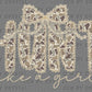 Hunt Like a Girl Camo Faux Lace UV DTF Transfer Sticker UV Transfer Ready to Apply
