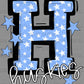 Huskies Stars Sports Mascot Ready to Press Transfer DTF Transfer Sublimation Transfer