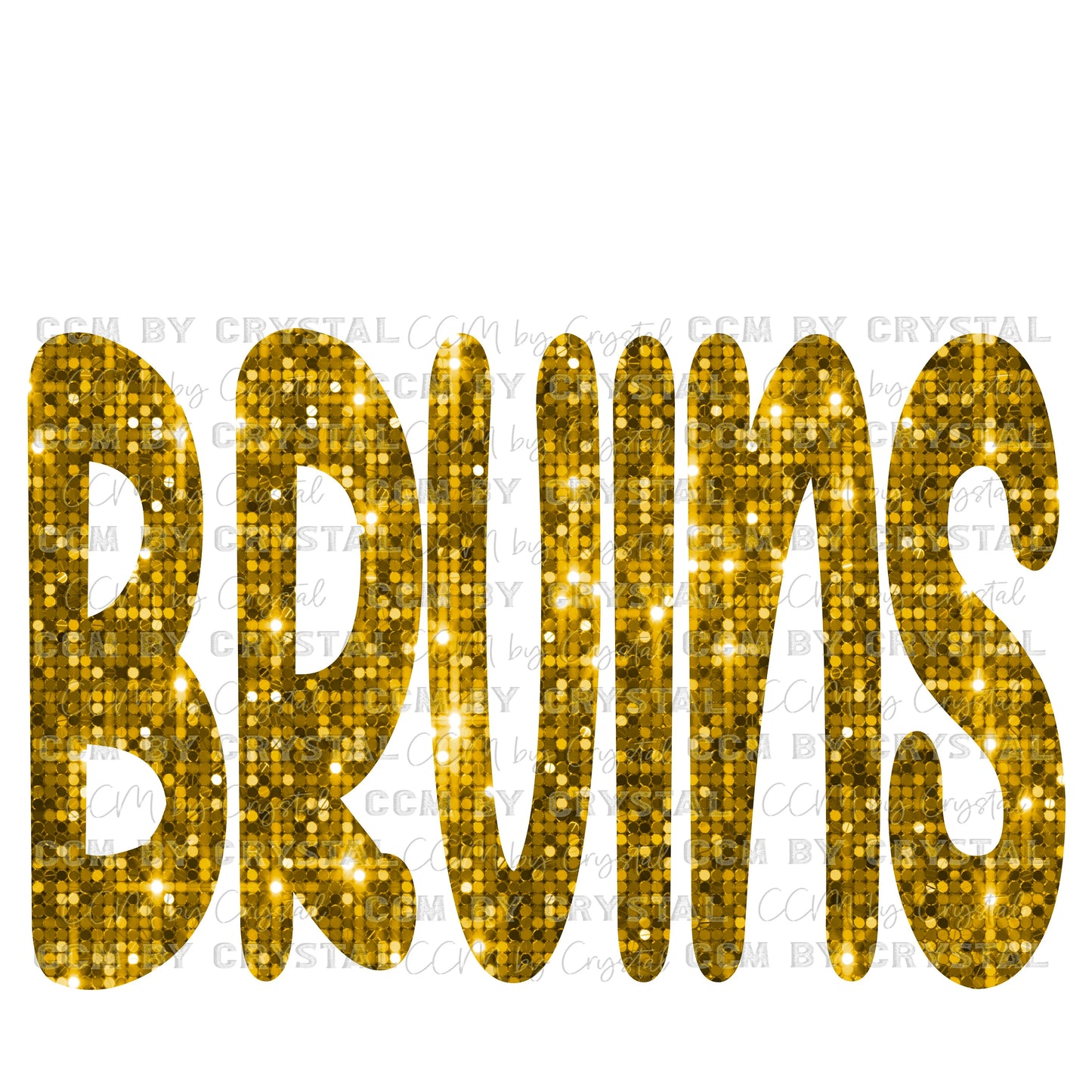 Bruins Faux Glitter Mascot Ready to Press Transfer