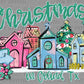 Personalized Christmas Small Town Ready to Press Transfer DTF Transfer Sublimation Transfer