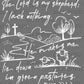 The Lord is my Shepherd I Lack Nothing Ready to Press Transfer DTF Transfer