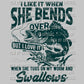 I Like It When She Bends Over Fishing Ready To Press Transfer DTF Sublimation