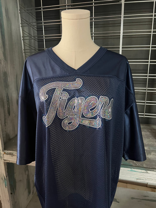 Youth Spangle Mascot Personalized Football Jersey