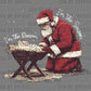 Christmas Santa Manger Ready to Press Transfer DTF Transfer