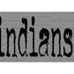 Indians Typography Mascot Ready to Press Transfer DTF Transfer Sublimation Transfer